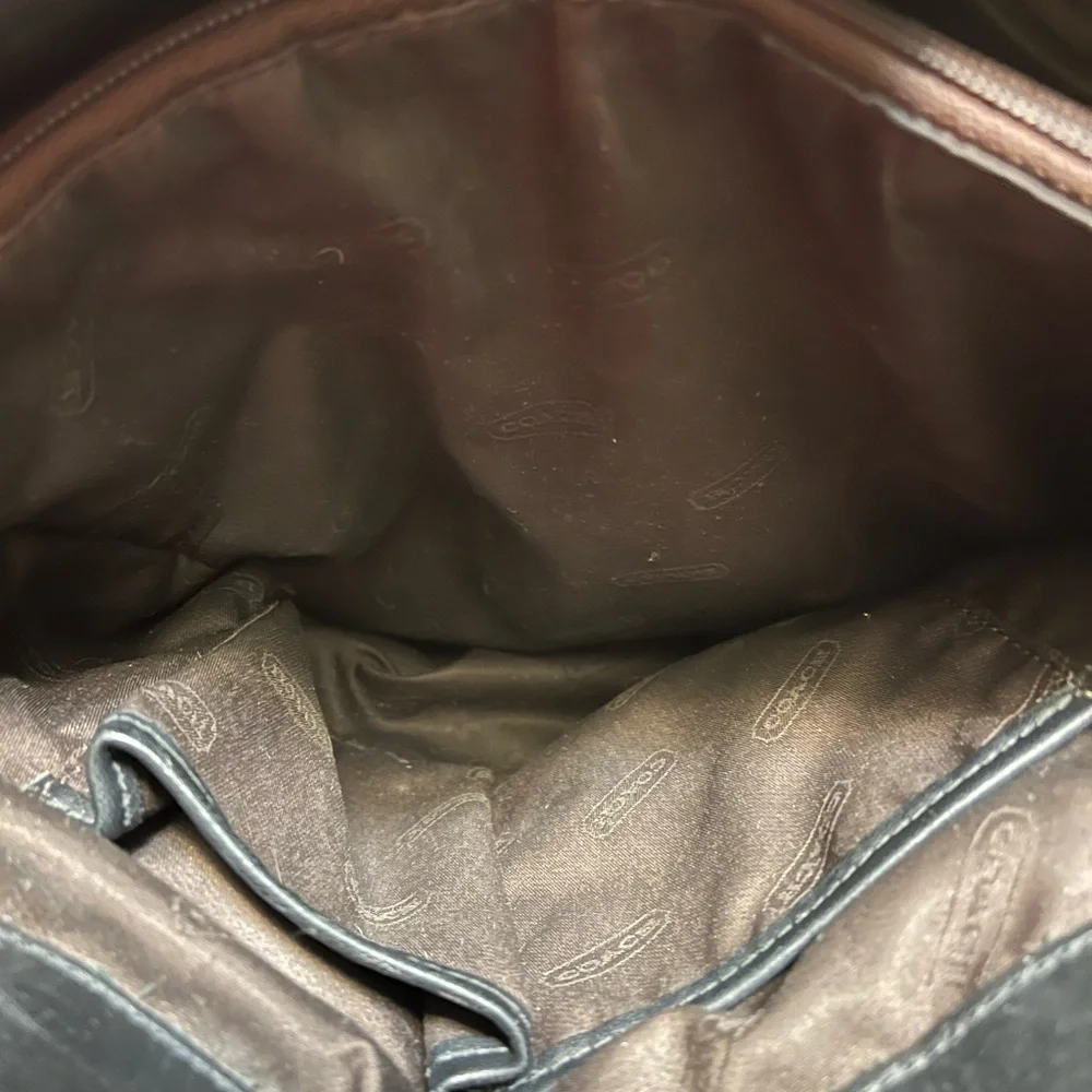 Vintage Coach Legacy Tote 9803 Black - Picture 11 of 11